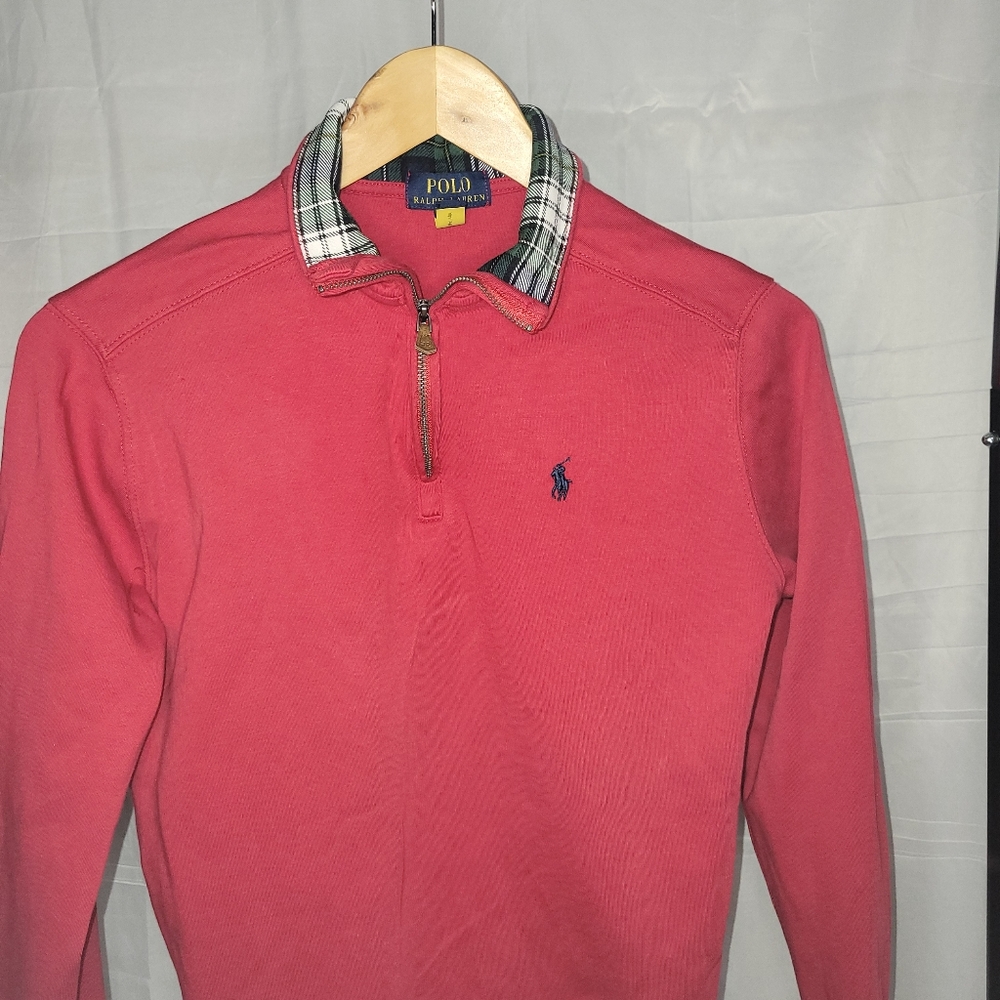 Boys cotton polo sweater size large. (Worn) - Picture 3 of 3
